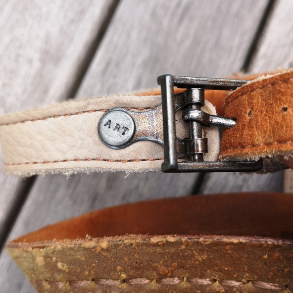 Art by The Art Company leather wedge sandals - Picture 6 of 15